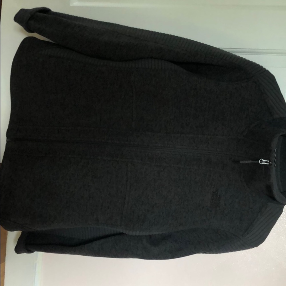 The north face full zip fleece jacket